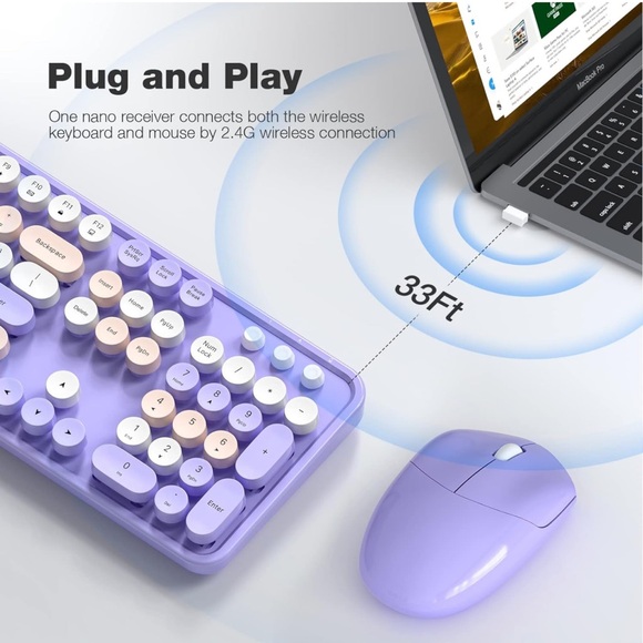 Mofi Keyboard- purple - Picture 7 of 12